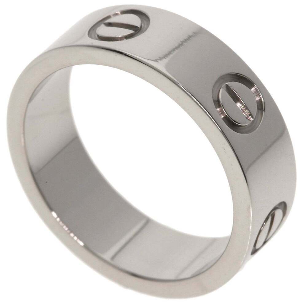 CARTIER 18k Silver Love Ring #49